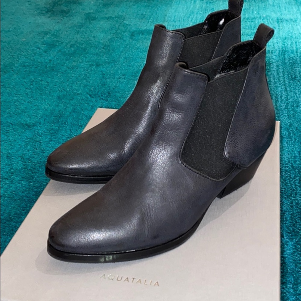 Aquatalia Fabia Sport Calf/Elastic Chelsea Boot